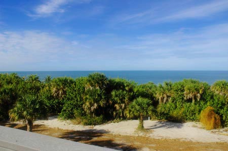 gulffront home views on North Captiva Island