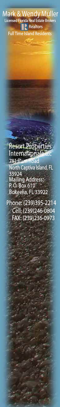 north captiva island border