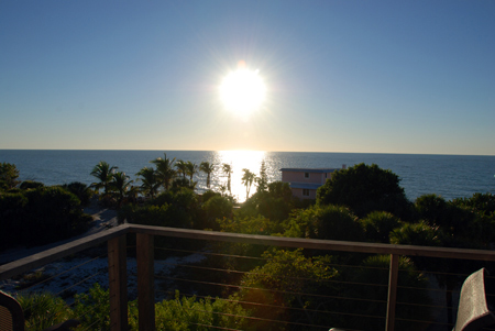 compass rose north captiva sunset
