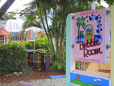 the bubble room on captiva island in florida